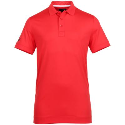 Polo Solid Ribbed Rouge (CGKSB011-611) - Callaway