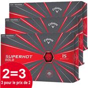 3x15 Balles de golf SuperHot Bold - Callaway