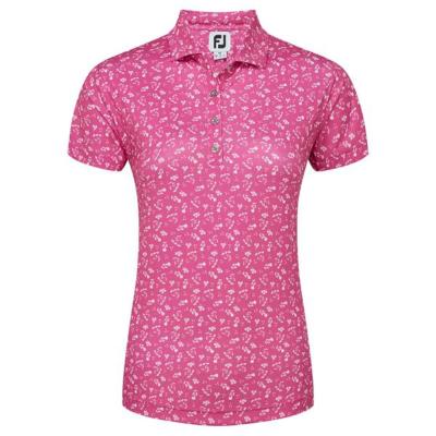 Polo imprimé Floral rose Femme (81723) - Footjoy