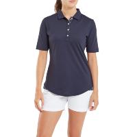 Polo piqué uni manches courtes marine Femme (81725) - Footjoy