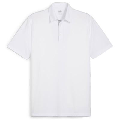 Polo Pure Solid Sleeve Blanc (625108-02) - Puma