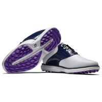 Chaussure femme FJ Traditions Spikeless 2024 (97926 - Blanc / Marine) - Footjoy