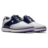 Chaussure femme FJ Traditions Spikeless 2025 (97926 - Blanc / Marine) - Footjoy