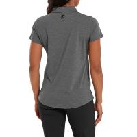 Polo chiné FJ uni noir Femme (80233) - Footjoy