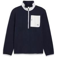 Pull Fleece 1/4 Zip Marine / Blanc (628407-01) - Puma