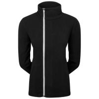 Pull Over Full Zip Asymetrisque Femme noir (89959) - Footjoy