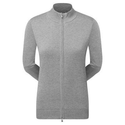 Pull Over Full Zip Double Drirelease Femme gris (31992) - Footjoy