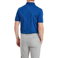 Polo imprimé Raker en fil d'Ecosse bleu (81601) - Footjoy