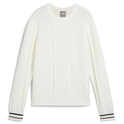 Pull Kate Cable Knit Femme Blanc (627208-01) - Puma