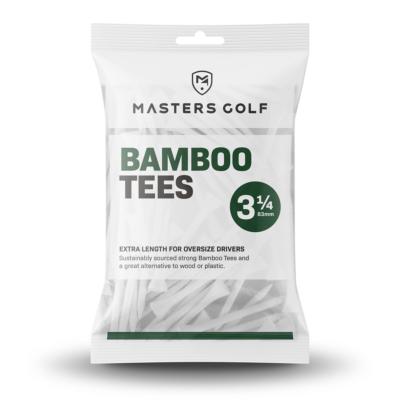 Tees en bambou blanc 83mm 3 1/4'' (15tees / TEB0005) - Masters