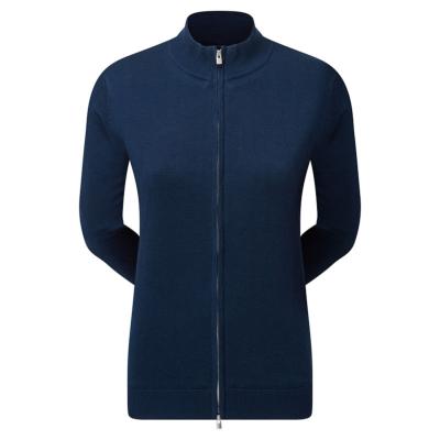 Pull Over Full Zip Double Drirelease Femme marine (31990) - Footjoy