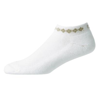 Chaussettes PRODRY Lightweight Sportlet Femme (blanc / beige 19311-125) - Footjoy