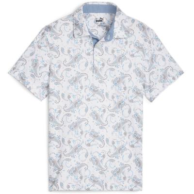 Polo Mattr Paisley Garçon Blanc (625777-02) - Puma