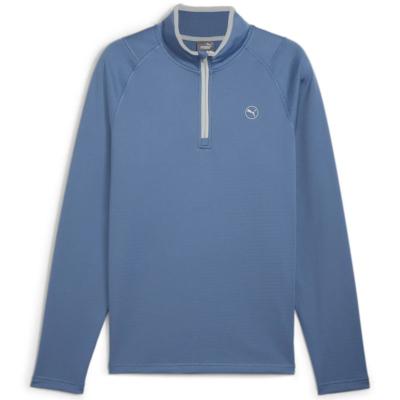 Pull Waffle Fleece 1/4 Zip Bleu (626982-05) - Puma