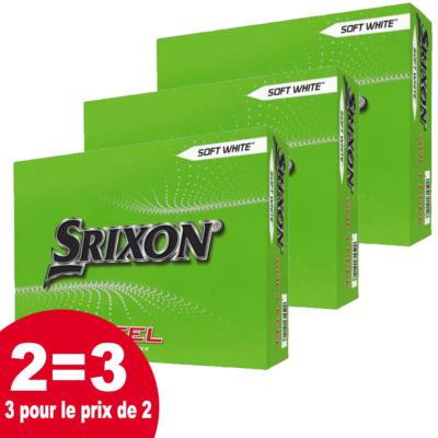 3x12 Balles de golf SOFT FEEL 2023 - Srixon