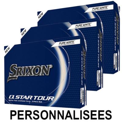 36 Balles SRIXON Personnalisées Q-Star Tour (10294480) - Srixon