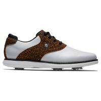 Chaussure femme FJ Traditions 2023 (98090 - Blanc / Noir / Léopard) - Footjoy