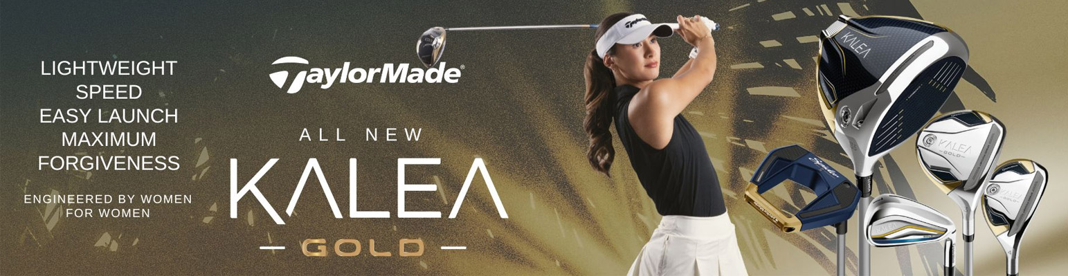 Dcouvrez les nouveaux clubs TAYLORMADE KALEA GOLD