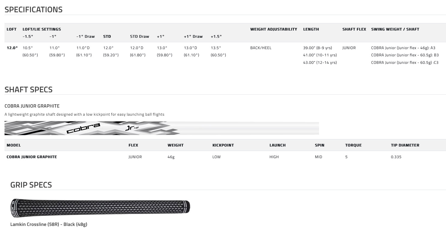 Driver DARKSPEED MAX Junior