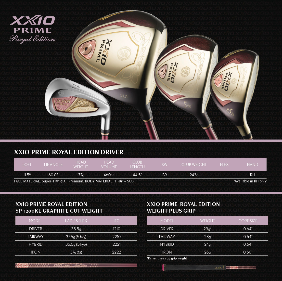 XXIO - Driver Prime Royal Edition 5 Femme 