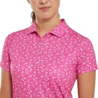 Polo imprimé Floral rose Femme (81723) - Footjoy