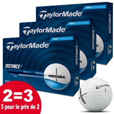 3x12 Balles de golf Distance + 25 - TaylorMade